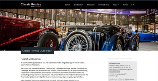 Classic Remise Ausstellung Auto & Mehr Düsseldorf • NRW