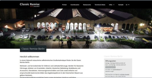 Classic Remise Ausstellung Auto & Mehr Berlin